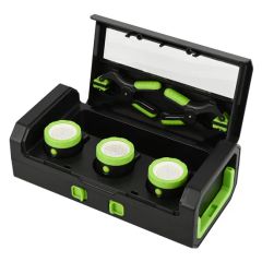 3 Handheld Flood Lamps Set with Durable Charging Case LED Work Light - Image 3