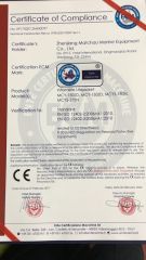 CE certificate for inflatable life jacket certificate from Zhenjiang Matchau Marine Equipment Co., Ltd.