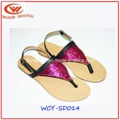 Simple Fashion Design Ladies Sandals Upper PU OutSole TPR Gender Women Origin China Style Casual Trademark ODM Heel shape Flat - Image 2