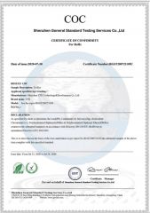 ROHS certificate from SHENZHEN TPX CO., LTD.