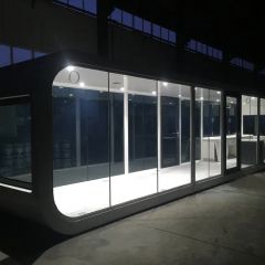Factory Security Enhanced Rigid Structure Customizable Guard Prefabricated Apple Capsule House for Construction Site Safety - Image 3