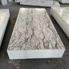 PVC Marble Sheet UV Wall Panels Plastic Sheet Waterproof - KUNSHANG INTERNATIONAL CO., LTD.