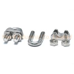 Factory Price 18-8 Steel M3 M4 M5 M6 M8 Great Quality SS304 U Type Wire Rope Clips - Image 2