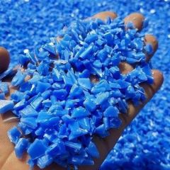 HDPE Blue Drum Scrap Clean Sorted Recycled Plastic Ready for Processing Wholesale Factory Bulk Cheap - Image 5