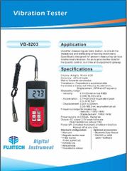 Vibration Meter Display LCD Auto Shut Off Yes Packaging Type Box Data Hold Function Yes Brand Prestige Agencies Usage/Application - Image 6