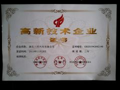 Certificate certificate from HUBEI TRI-RING MOTOR CO., LTD.