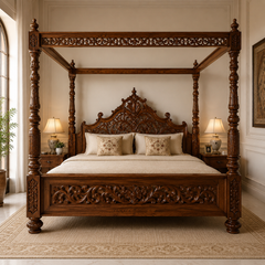 Wooden Bed - Image 1