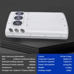 Premium Bus Air Conditioning Systems for Comfortable Travel Weights 1 Base W21W Voltage 24V Material LED Origin Shanxi Certification - Image 3