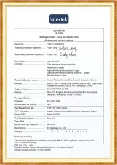 Door bolt EN 12051 certificate from EC Hardware Co., Ltd.
