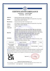 UKCA certificate from Shenzhen Best Sonic Bath Technology Co., Ltd.