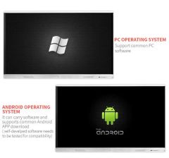 Dual System 65" IR Pen or Finger Touch Smart Board All in One USB Interactive Whiteboard Manufacturer - Image 3