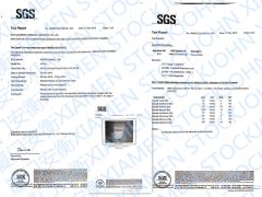 SGS TEST REPORT of REFLECTIVE POWDER PIGMENT certificate from Xiamen Onhave Industrial Co., Ltd.