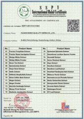 Halal Certificate 4 certificate from Xuancheng Quality Herb Co., Ltd.