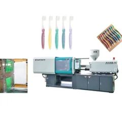 Tooth Pick Injection Molding Machine B Haijiang Origin China Model NO. HJF 200T Specification 7.5T HS Code 8477101090 Trademark Haijiang - Image 3