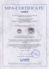 certification certificate of Xuzhou Perfect Tools Co., Ltd. – certificate photo, supplier certificates section