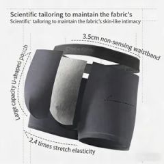 Men's Custom Art Printing Boxer Shorts Breathable Underwear - Image 1
