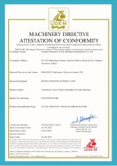 Certificates certificate of Jiangsu Zhongxin Textile Intelligent Equipment Co., Ltd. – certificate photo, supplier certificates section