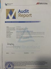 TUV Certificate certificate from Hebei Hua Wo Engine Parts Co., Ltd