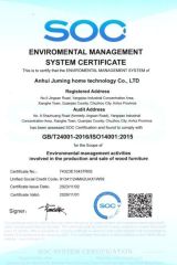 ENVIROMENTAL MANAGEMENT SYSTEM CERTIFICATE certificate from Anhui Juming Home Technology Co., Ltd.