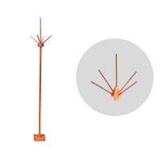 Copper Lightning Arresters Brand GTP Warranty Yes Length 2 Meter Material Copper Rated Voltage 9 kV Certification CPRI Arrester Type - Image 2