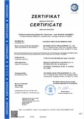 CE of FIRE EXTINGUISHER certificate from Shaoxing Antak Fire Equipment Co., Ltd.