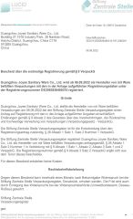 EPR for Germany certificate from GUANGZHOU JOYEE WELLNESS TECHNOLOGY CO., LTD.