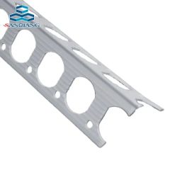 Reinforced Strength Angle Bead Fiberglass Coated PVC Corner Mesh for Building Renovation - Image 6