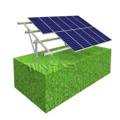 Solar Ground Mounting Bracket Structures with U Pile Origin China Trademark Wintop HS Code 7610900000 Type Ground - Xiamen Wintop New Energy Tech Co., Ltd.