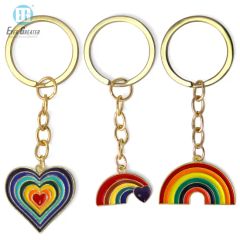 Sublimation Hard Enamel Keychains Custom Metal Keychain Origin China Shape Customized Feature Anti Rust HS Code - Image 5