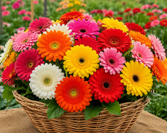 Gerbera – Assorted Colours – product photo 1, product detail gallery