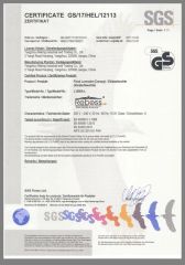 GS certificate from Yangzhou Reking Industrial & Trading Co., Ltd.