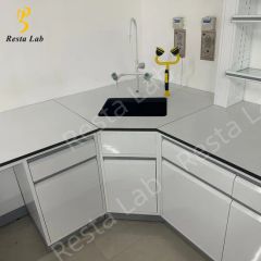 Customized Laboratory Work Benches Modern School Medical Chemical Biology Laboratory Bench - Image 4