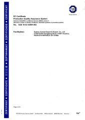 CE Certificate G2S Page2 certificate from Suzhou Acmed Import & Export Co., Ltd.