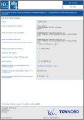 CB certificate from Menred Ess Co., Ltd.