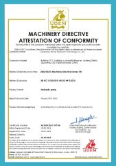 UDEM Pump certificate of Quanzhou Nuoyi Hydraulic Technology Co., Ltd. – certificate photo, supplier certificates section