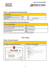 SGS certificate 3 certificate from Shanghai Sizhen Trading Co., Ltd