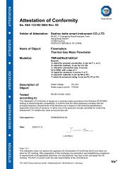 TMF CE certificate from Suzhou Beite Smart Instrument Co., Ltd