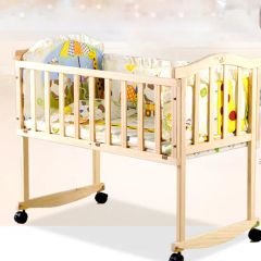 Easy Assemble Functional Convertible Baby Rocker Bed Crib - Image 5