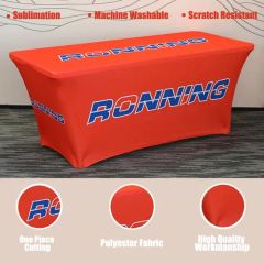 Hot Sale Medium Custom Trade Shows Events Party Decoration Table Cloth Tablecover - Image 5