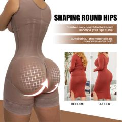 Intiflower Women Butt Lift Shaper High Compression Colombias Full Body Shapers - Image 3