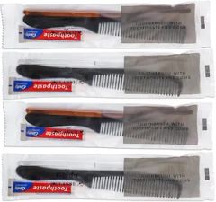 Toothbrush, Comb, Toothpaste, Hotel Amenities Set for Travel Style 3 in 1 Handle PP, PS Trademark E&O Function Clean Model NO. - Image 4