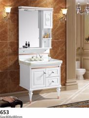 High Quality PVC Painted Floor Mounted Bathroom Cabinets - Image 6