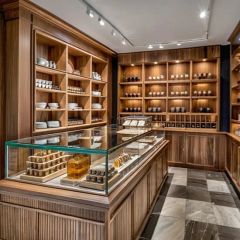 Bookstore Design Display Cabinets Storage Racks Wood Library Shelf - Image 4