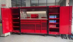 Multifunctional Workshop Cabinet Tool Equipment Storage Unit Wheeled Yes Origin China Trademark Eyon HS Code 8716800000 Extension 100% - Image 3