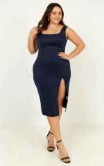 Mini Navy Slip Dress Sleeveless Casual HighWaisted 95%Poly 5%Spandex Daily Summer 15D - Image 6