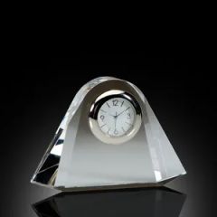Over The Rainbow Elite Crystal Clock (#E2947) Type Clock Origin China Engraving Free Model NO. E2947 HS Code 70189000 Trademark E-Thing - Pujiang E-Thing Craft Co., Ltd.