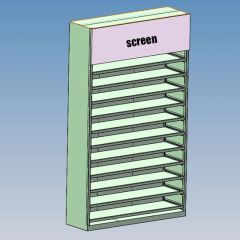 Bar Style Stretched Strip Wall Mounted/Hang Icd LED Panel Rack Display Advertising Screen Guidepost Digital Signage and Displays - Image 3