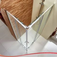 Square Simple Shower Room Sliding Glass Shower Enclosure Brand Suez Trademark SUEZ Origin Zhejiang Tray Material ABS Tray Shape - Image 5