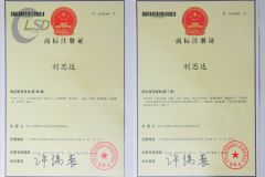 Company's various types of trademark certificate certificate from Foshan LSD Transmission Equipment Co., LTD