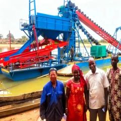 Alluvial Processing Ship High Efficiency Recovery Hydraulic Gold Boat Dredge - Image 2